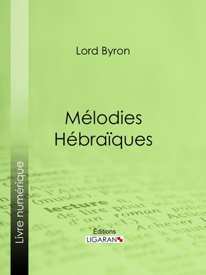 cover image of Mélodies Hébraïques